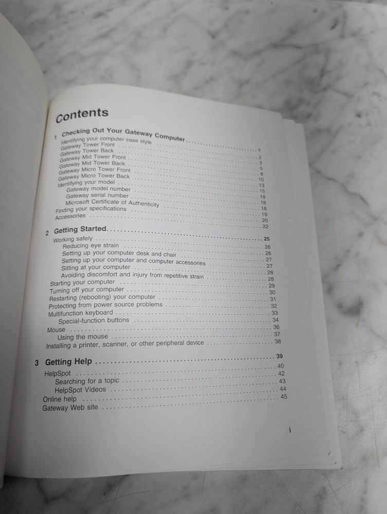Your Gateway Computer A User's Guide Instruction Manual Booklet