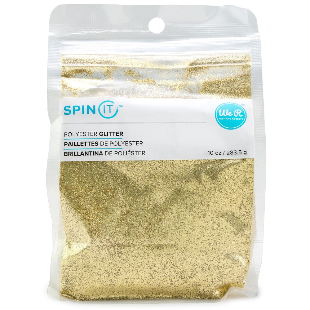 We R Spin It Fine Glitter 10oz-Gold - Extra Fine
