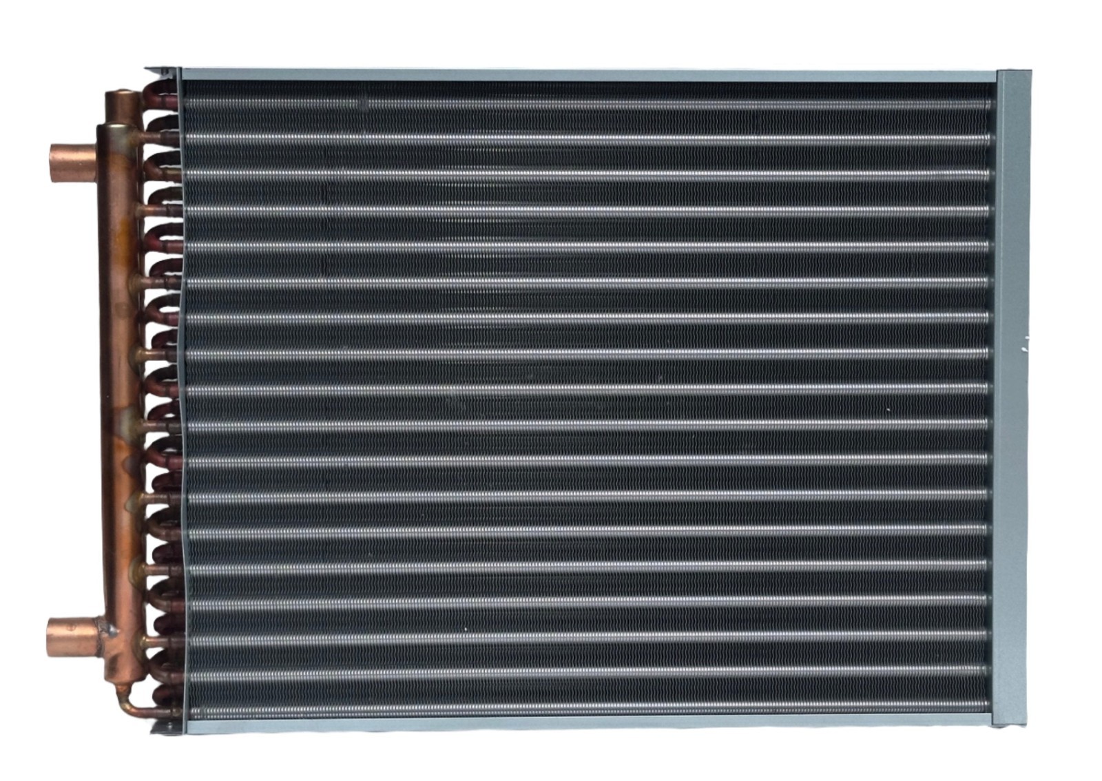 20x25  Water to Air Heat Exchanger 1" Copper Ports w/ EZ Install Front Flange