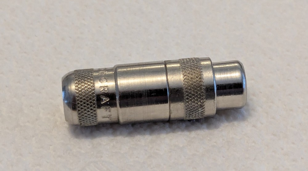 Switchcraft 3503X - Female Phono inline  RCA Cable Mount Jack