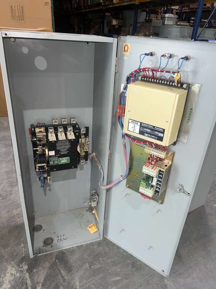 Asco ATS Automatic Transfer Switch 260 200 Amp 480v 3Ph 3 Wire ''AK"