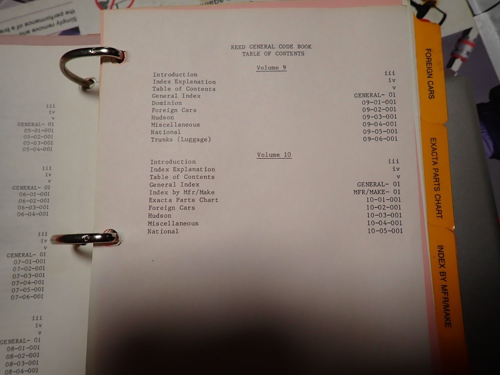 Locksmith - Reed General Code Books - Choose Available Volume