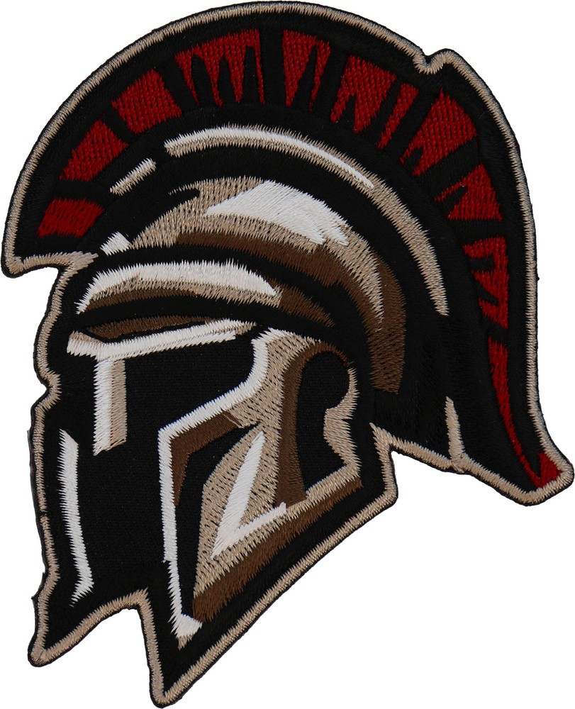 Spartan Helmet Patch - 3.4x4 inch - P7515