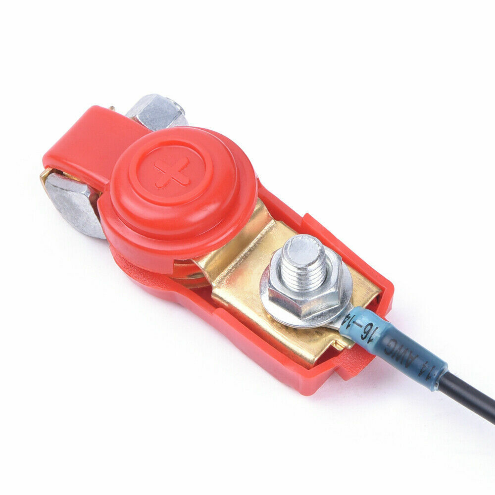 Universal 2 Car Battery Terminal Connector Top Post Positive Negative Heavy Duty