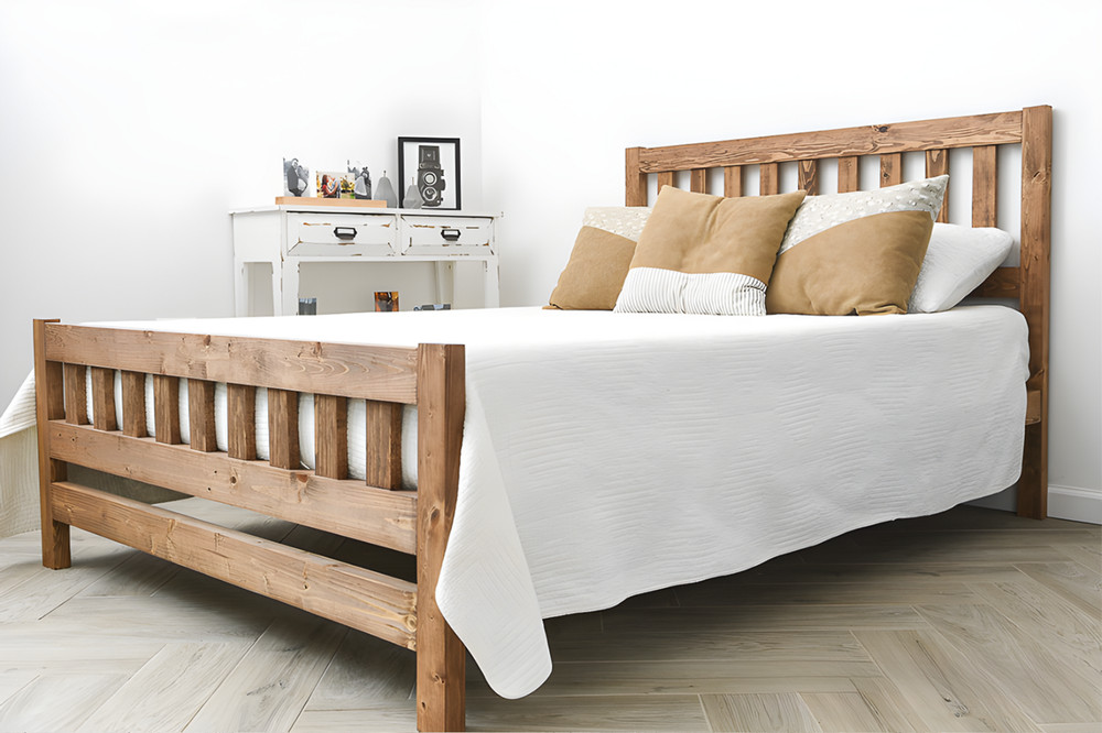 DIY FULL PLATFORM BED PLAN - Step-by-Step Build Guide - ft/in