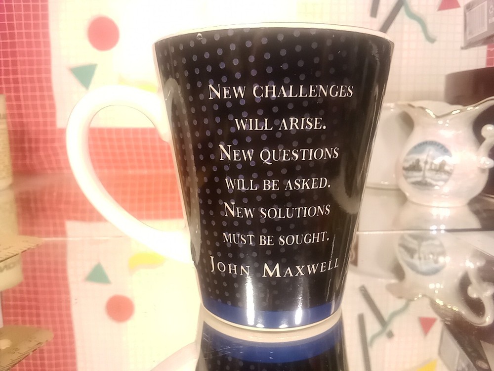 "Challenges" Soaring American Bald Eagle Inspirational Coffee Mug John Maxwell