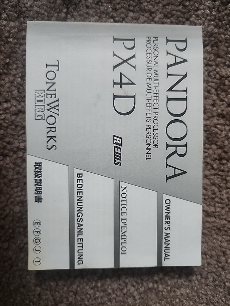 KORG Pandora PX4D Guitar Multi-Effect Processor 040608 Free Shipping