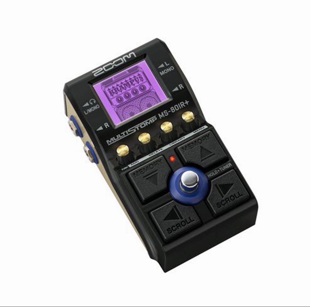 Zoom MS-80IR+ MultiStomp Amp & Cabinet Modeler Pedal New