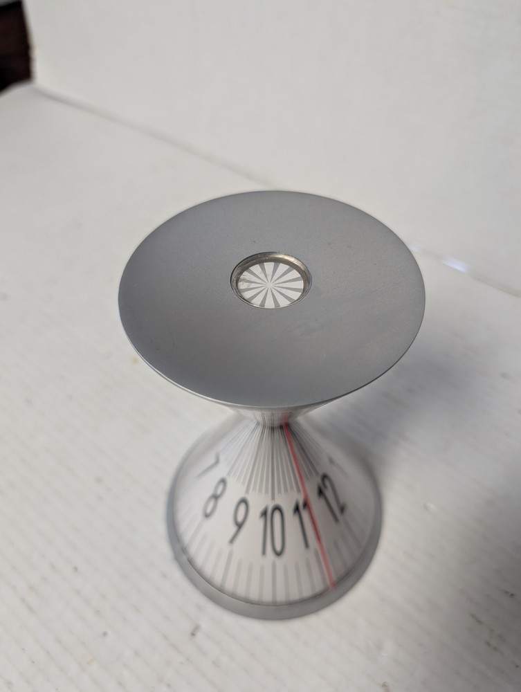 Hourglass Kitchen Timer 60 Minute Silver Cone Mechanical Retro Desktop Timer