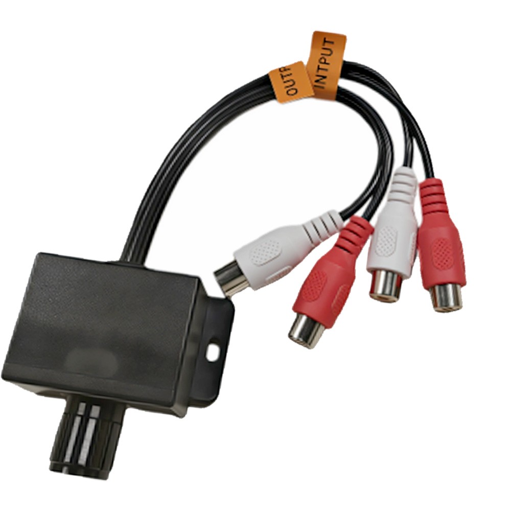 2Pc Universal Car Audio Amplifiers RCA Level Controller Bass Volume Control Knob