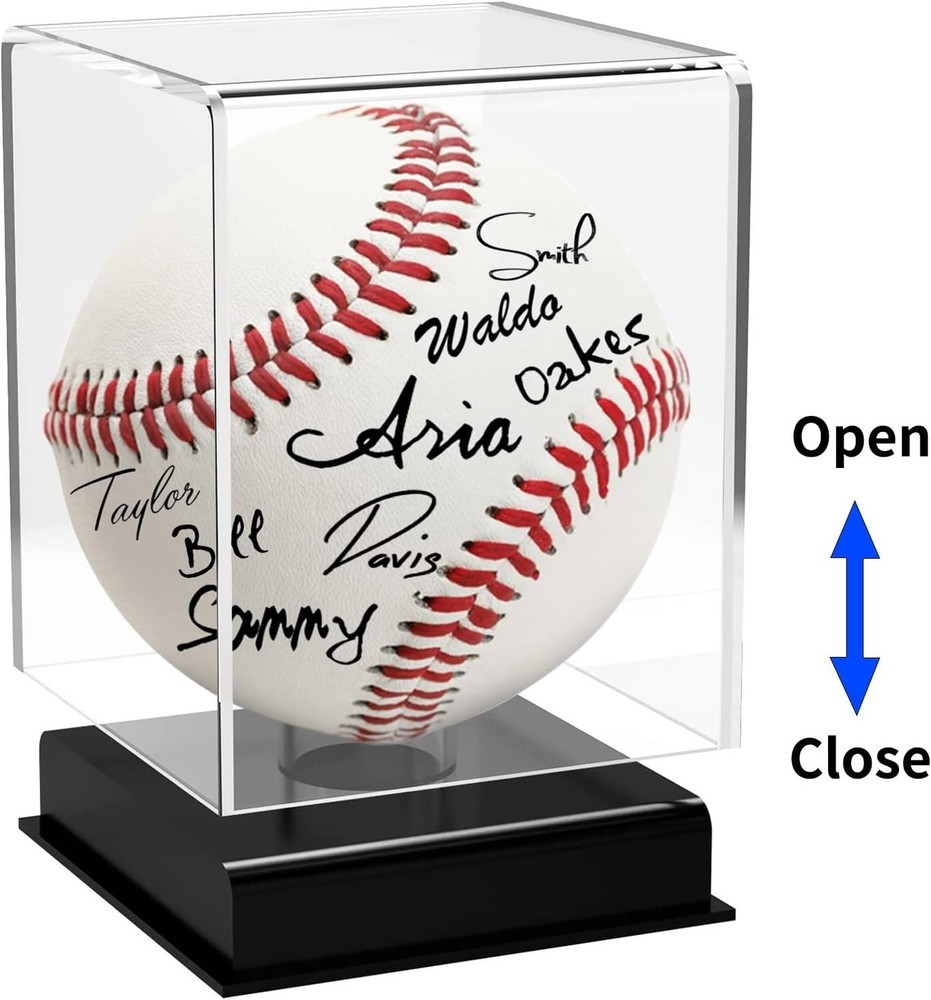 Multi-Purpose Acrylic Display Case - Ideal for Baseball, Golf Balls & More