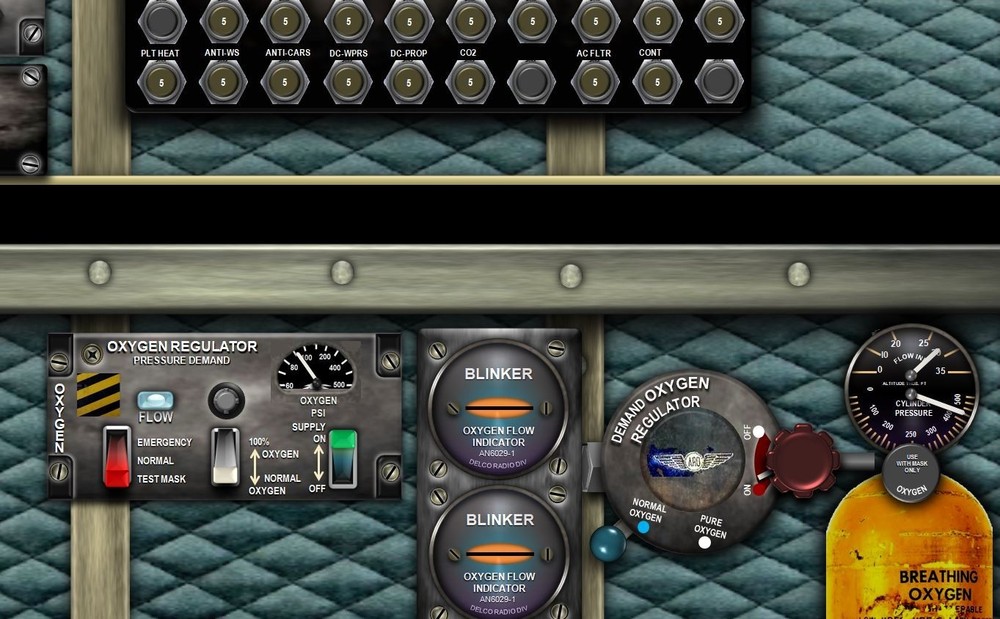 A26 INVADER COCKPIT instrument panel CDkit