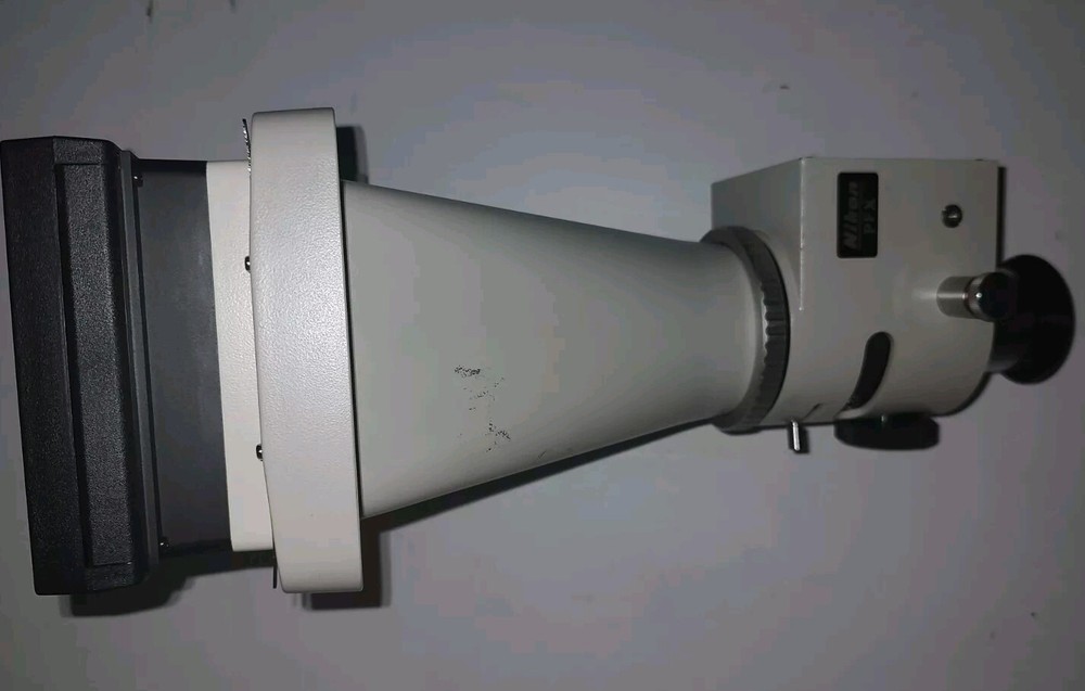 Nikon PFX 4X Microscope Shutter Format Adapter w/ Built-In Polaroid Camera
