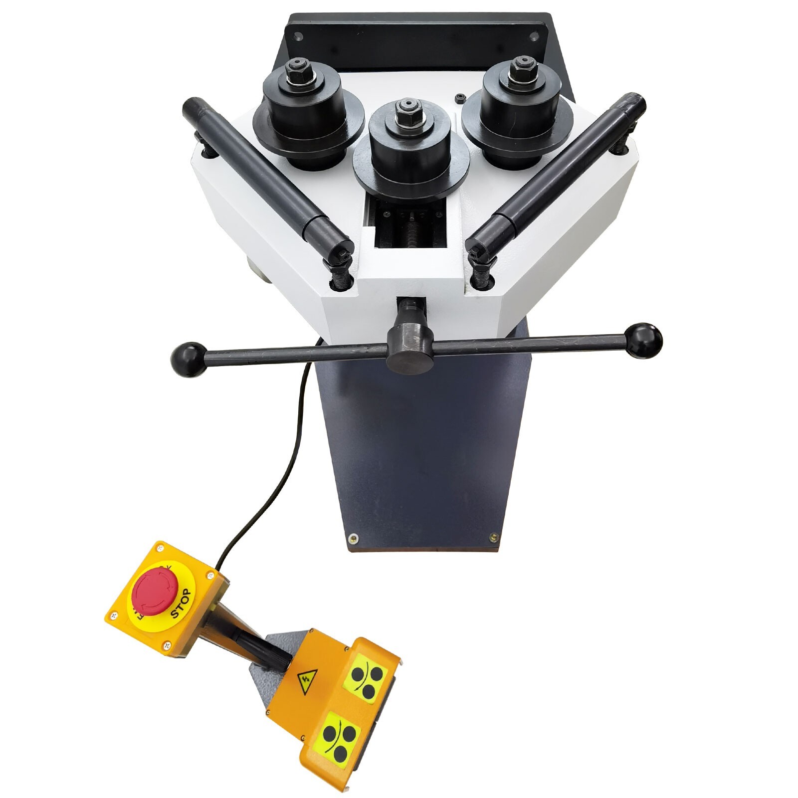 220V 3PH Pinch Roll Bender Round Bending Machine Pinch Roll Bender Iron Sheeter