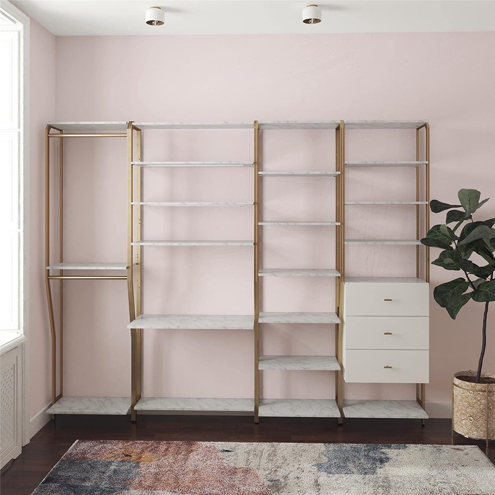 CosmoLiving by Cosmopolitan Gwyneth Closet-Vanity