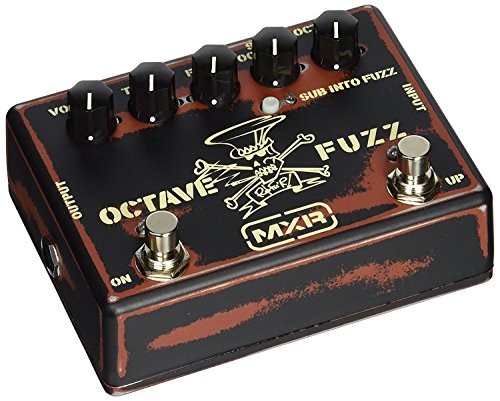 MXR SF01 Slash Octave Fuzz Effects Pedal Bundle with 4 MXR Right Angle Patch