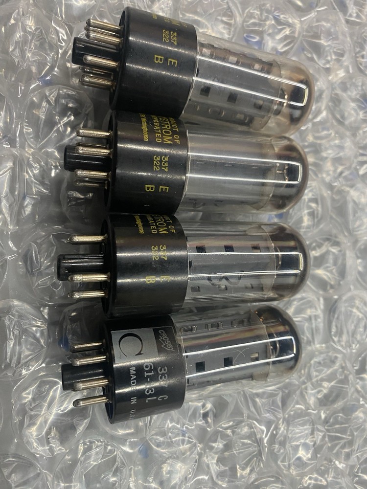 Matched Quad Westinghouse 7591 Tubes