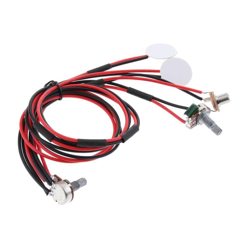 1/4'' Dual Pickup Piezo With Volume