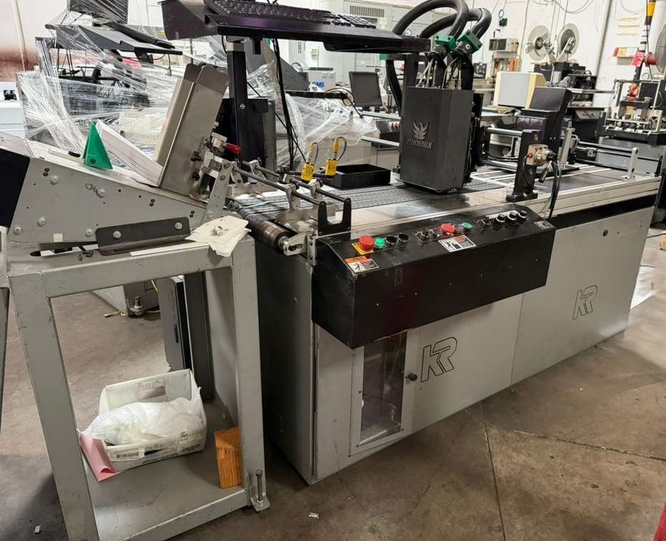 Kirk Rudy UV Phoenix Inkjet with Feeder Complete System