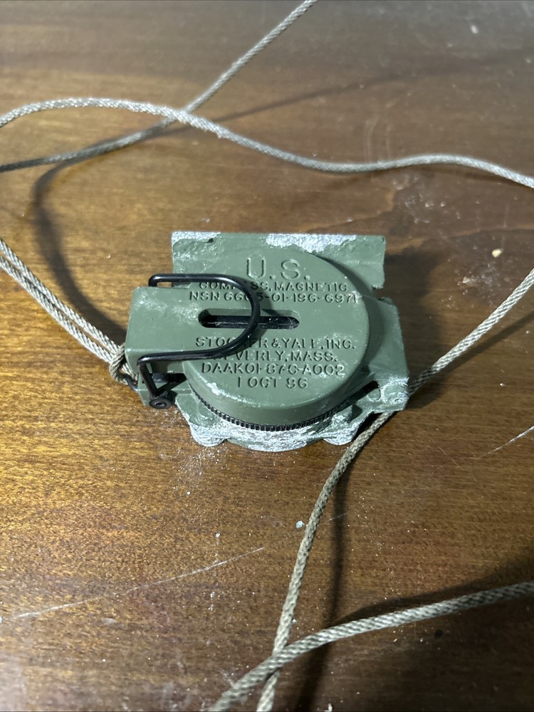 Us Army Compass Sandy-183 Stocker & Yale 1986
