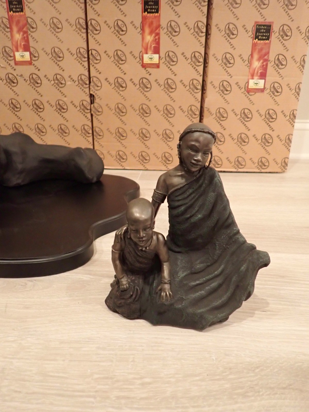 MIB AFRICAN AMERICAN SCULPTURE Soul Journeys - Maasai Sculpture; The Gift # 877