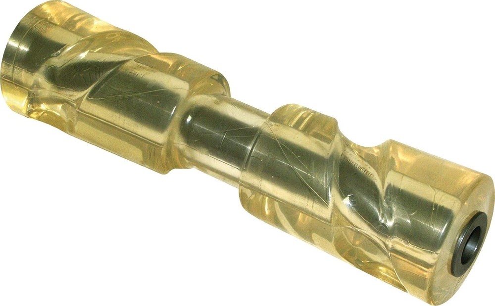 Durable Aluminum Yellow Self-Centering Roller for Effortless Boat Loading