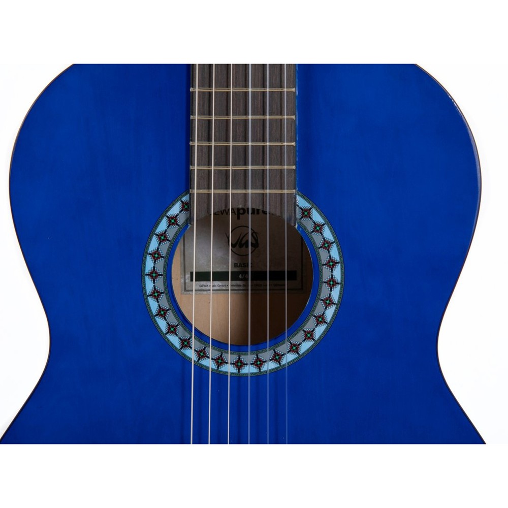 GEWA Basic Classical Guitar 3/4 Transparent Blue
