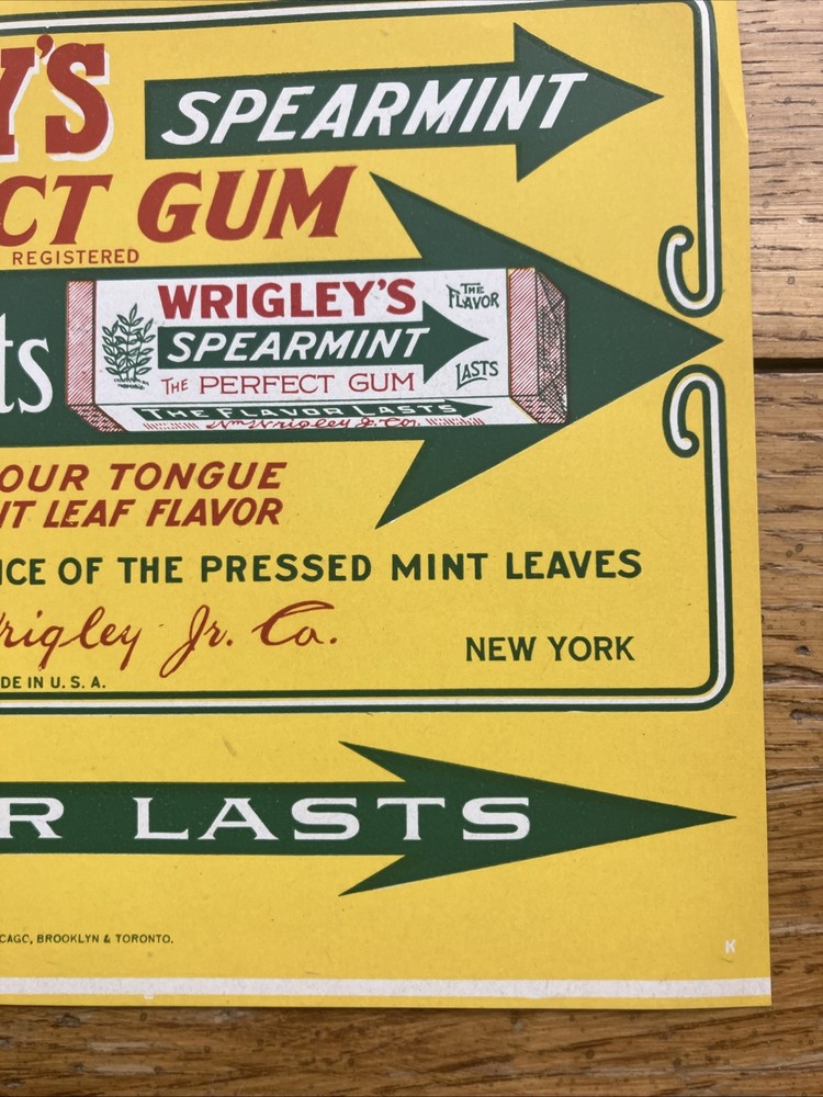 wrigley's chewing gum Advertising 1920s