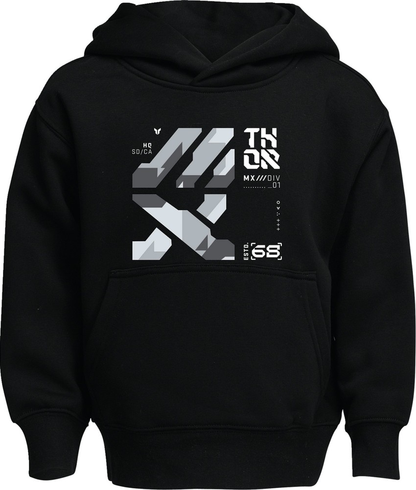 Thor Forged Youth Pullover Hoody Black
