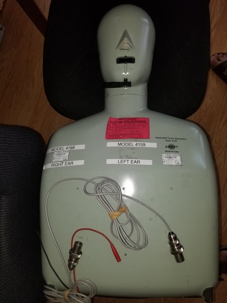 Buel & Kjaer 4128 Head and Torso Simulator with EXTRAS!