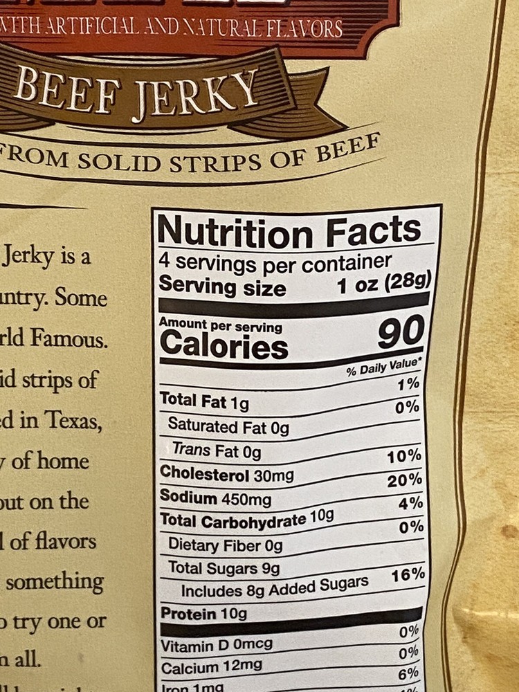 Bucees Cherry Maple Beef Jerky 4oz