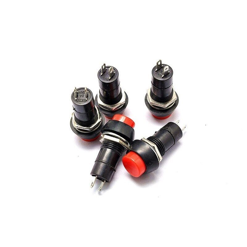 Latching Red/Green/Yellow/Blue/White/Black Off On Momentary Push Button Switch
