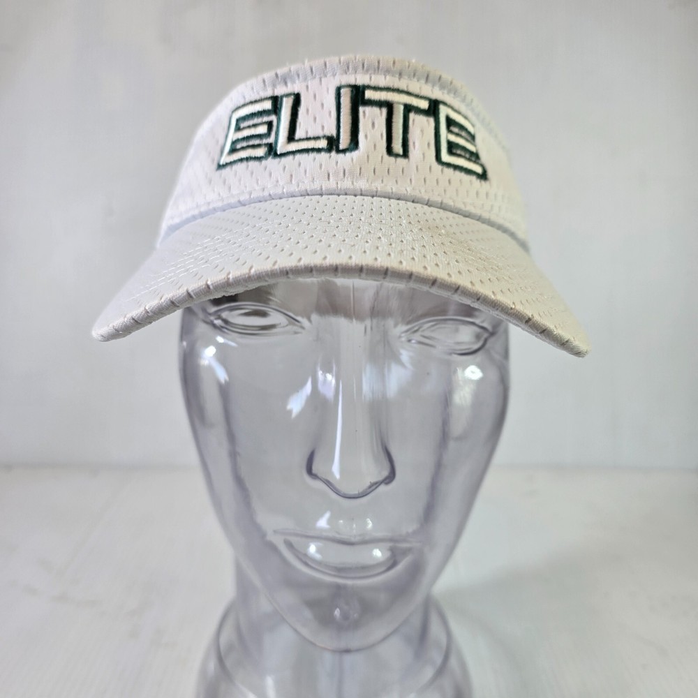 Pacific headwear ELITE visor hat white Pro Model adjustable