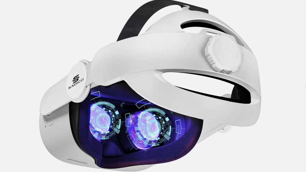 Head Strap for Oculus Quest 2, 3-In-1 Adjustable Halo Headband, Replacement