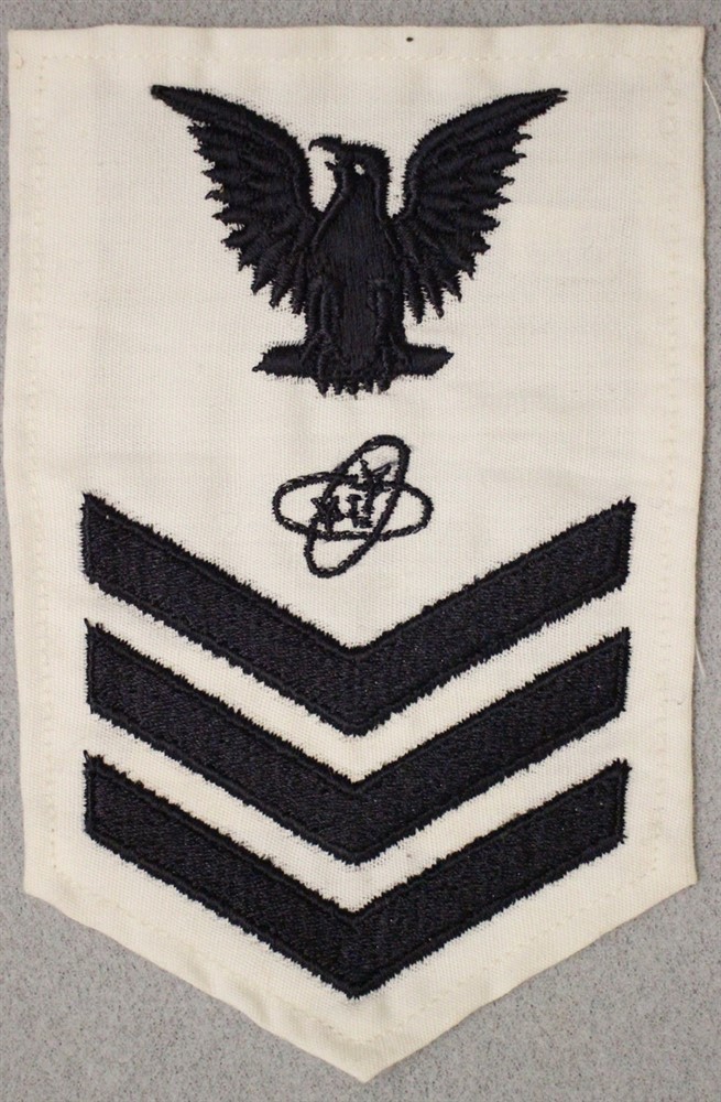 USN Navy Rate 598: PO1 Electronics Technician - white