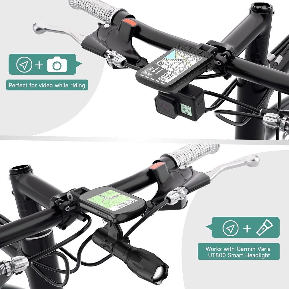 Out Front Bike Computer Mount, Angle Adjustable - 38mm Mount