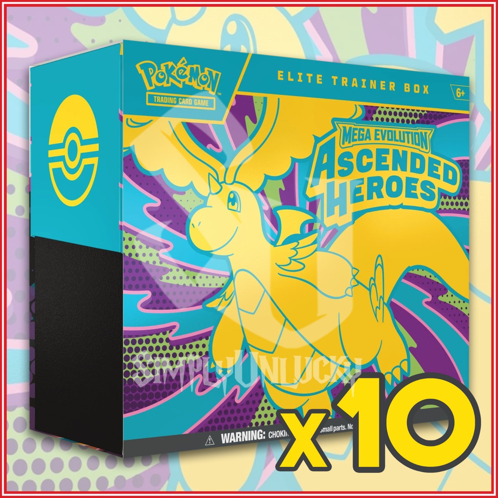 Pokemon TCG: Mega Evolution Ascended Heroes Elite Trainer Box Case *IN STOCK ETB