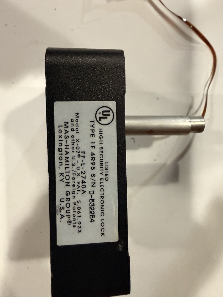 MAS Hamilton High Security Electronic Lock Type 1F Model X-07