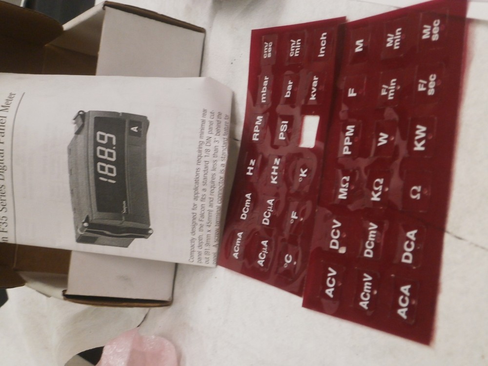 Simpson F35 INPUT 0-160 POWER 120 VAC
