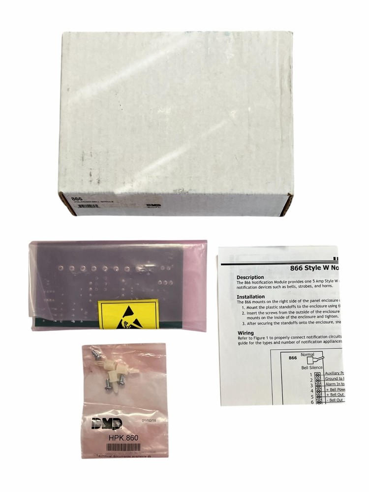 DMP 866 Style W Polarized Bell Notification Module