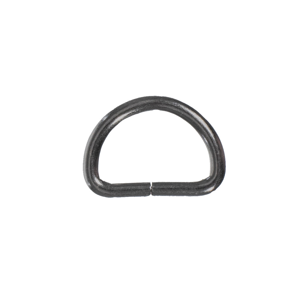 PARACORD PLANET D-Rings  Multiple Sizes  1", 3/4", 1-1/4", 1/2"  Gun Metal