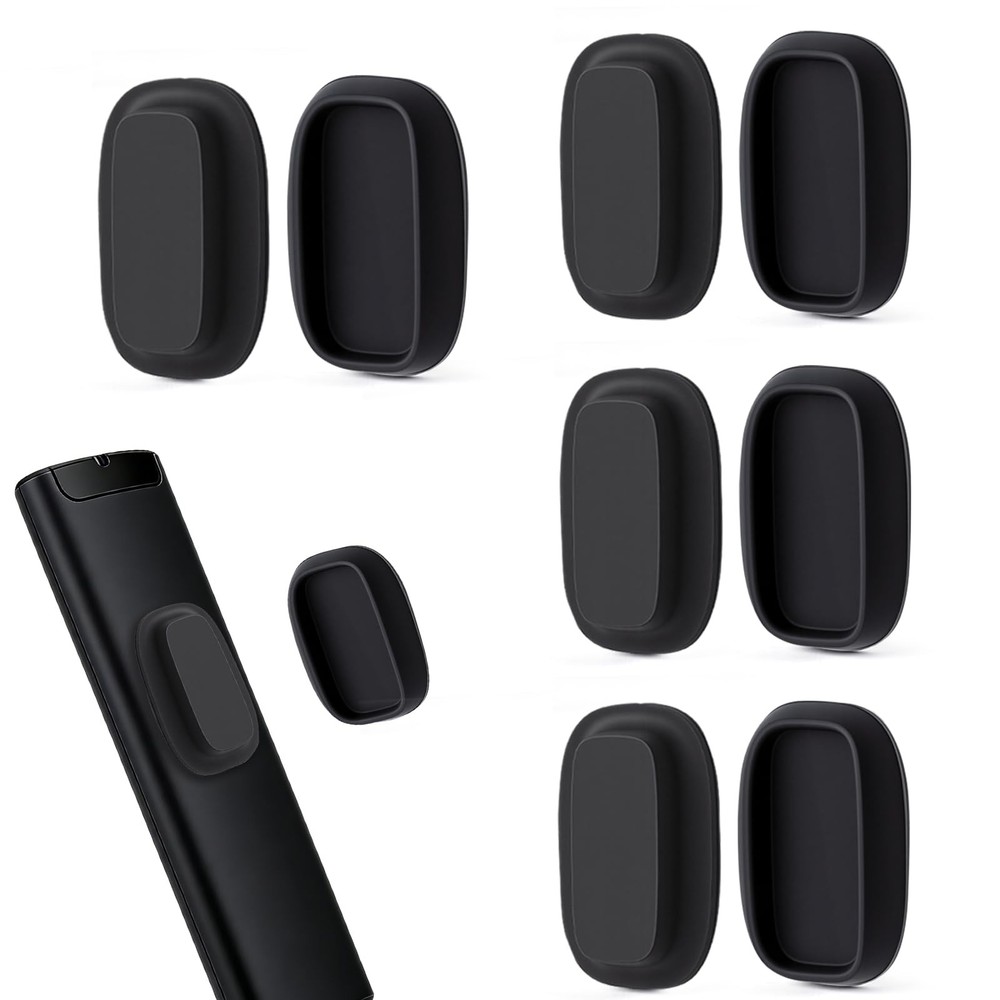 Magnetic Remote Control Holder 4 Pack Wall Mount No Drill Self-Adhesive