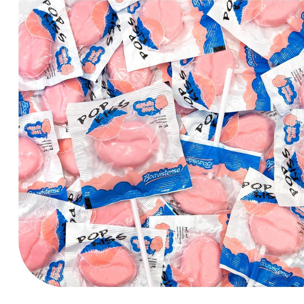 Lip-Shaped Lollipops - 2 Pound Box - Valentine's Day Candy Bulk