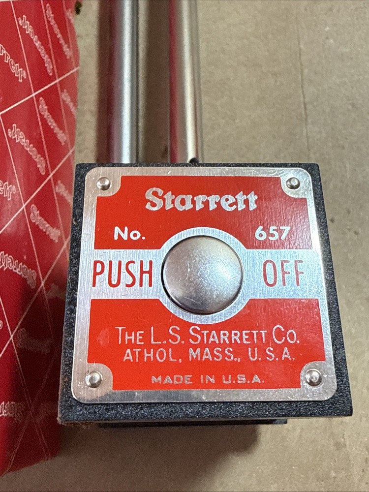 Starrett No. 657D Magnetic Base Indicator Holder