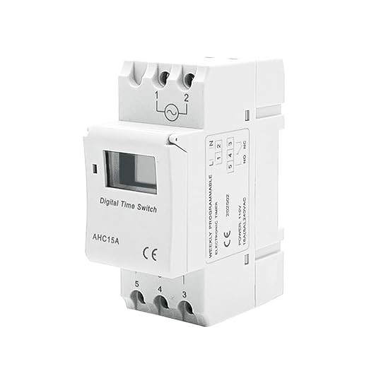 Timer Switch AHC15A AC 110V16A Weekly Programmable Timer Relay Digital LCD Power