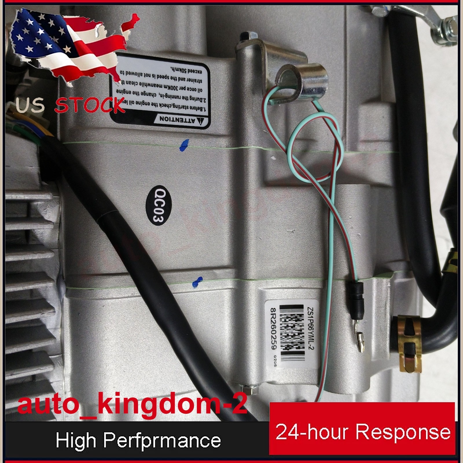 Engine for Zongshen 212CC,ZS 212CC Better Than Daytona 190CC Engine W/ free kit