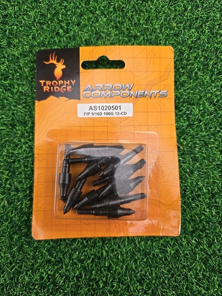 Satellite Acchery FIELD POINTS AS1020501 Archery Practice Tips 5/16" 100 gn
