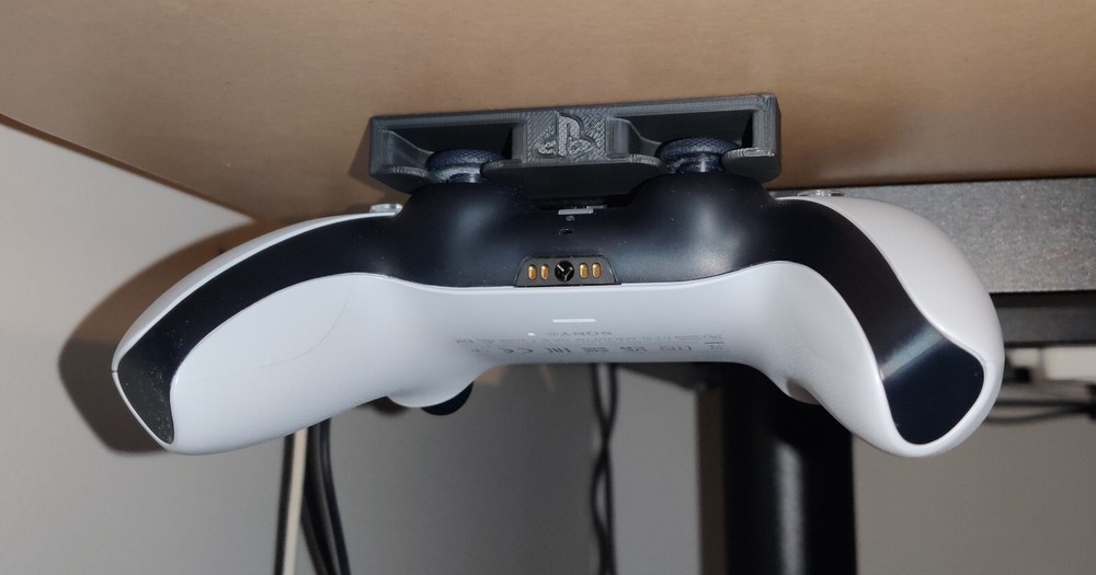 PlayStation 4 PlayStation 5 Under Desk Controller Holder Hanger Mount