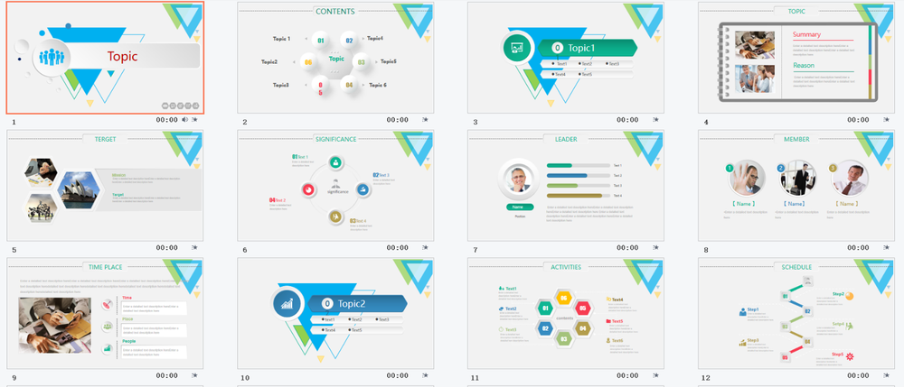 Professional PowerPoint edited Template-Business Summary Modify easily 35 pages
