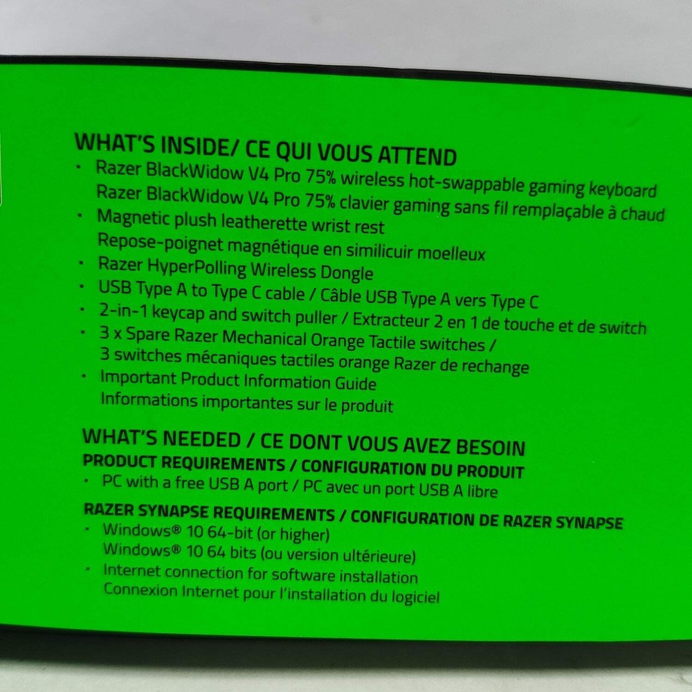 Razor Blackwidow V4 Pro Mechanical Gaming Keyboard